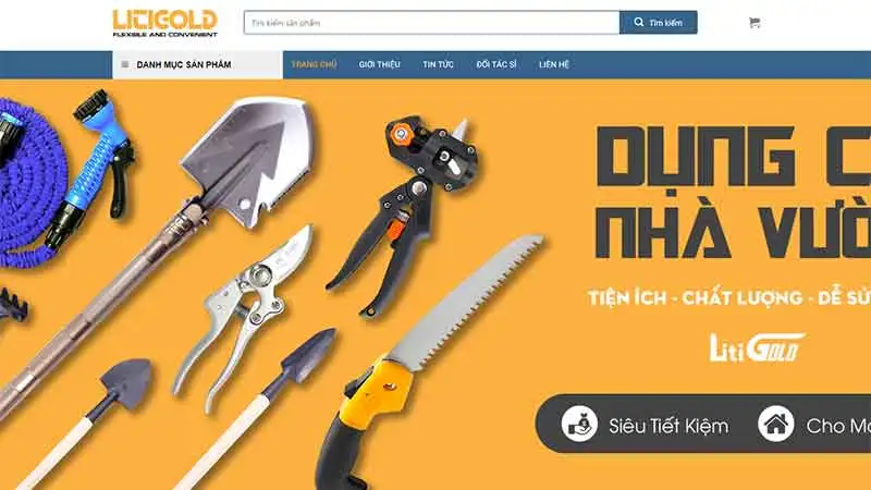 Chia sẻ miễn phí Source theme Dụng cụ làm vườn dựng bằng Flatsome