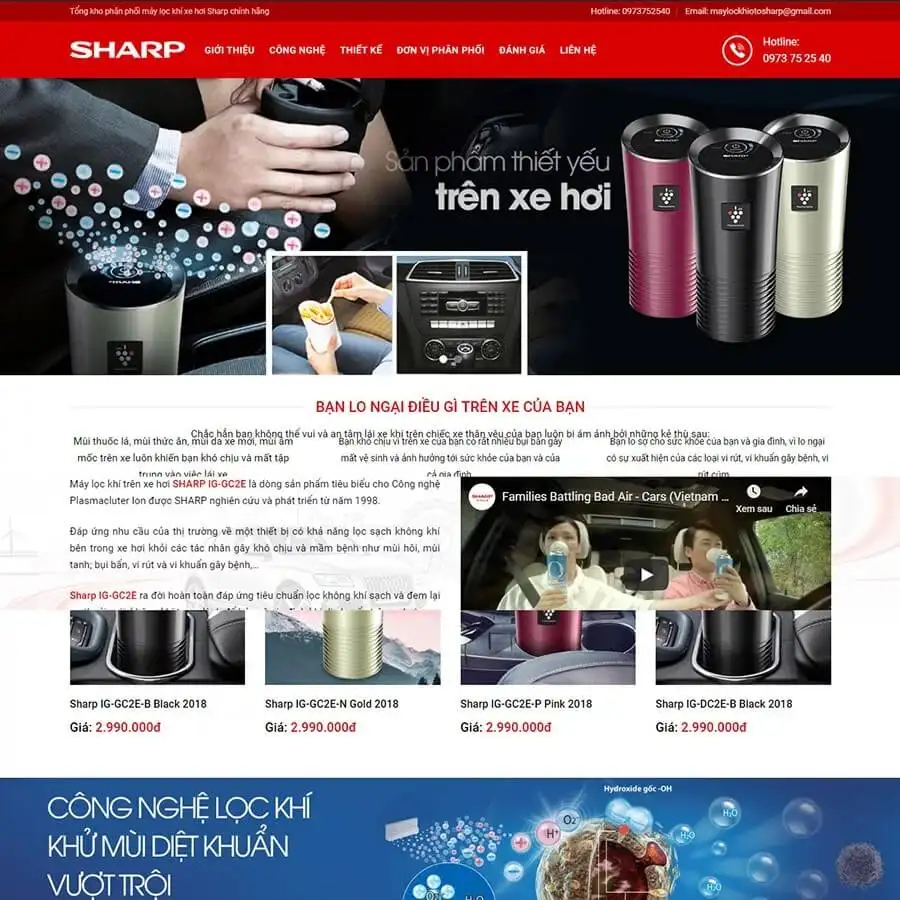 Chia sẻ miễn phí Source theme Máy Lọc Khí dựng bằng Flatsome
