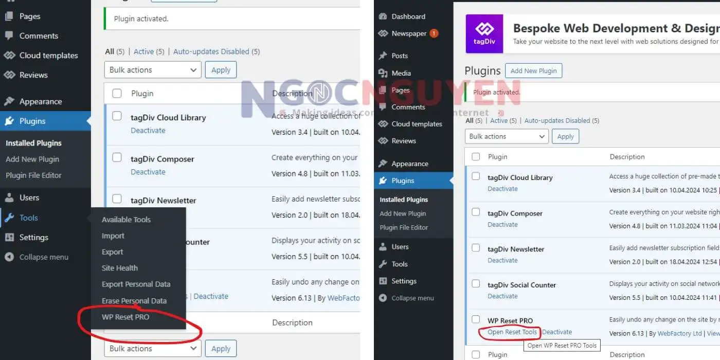 WP Reset Pro 6.16 – Plugin đưa WordPress về mặc định dễ dàng