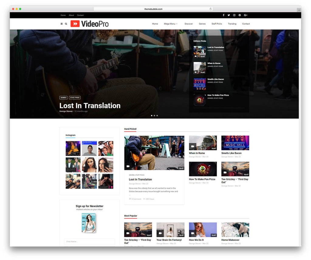 22 theme video cho WordPress chuyên nghiệp và tốt nhất 2025