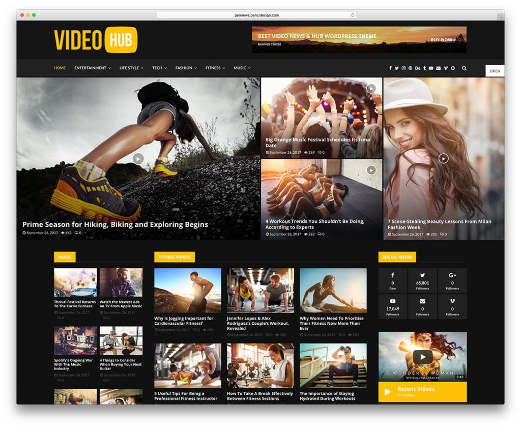 22 theme video cho WordPress chuyên nghiệp và tốt nhất 2025