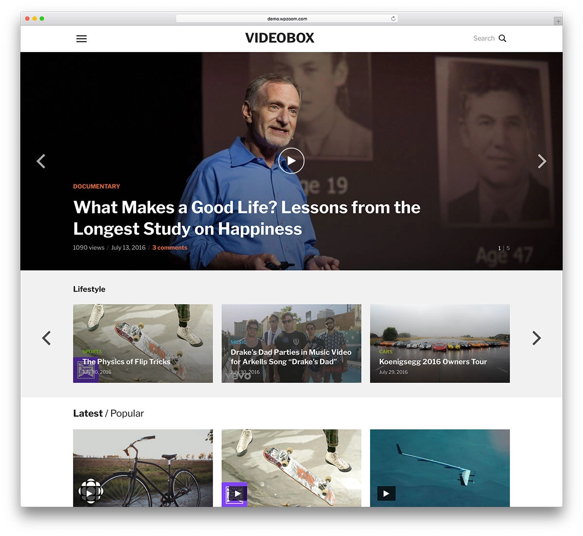 22 theme video cho WordPress chuyên nghiệp và tốt nhất 2025