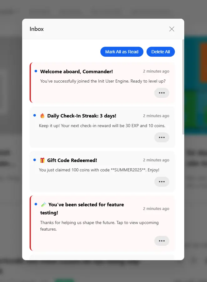 Init User Engine – Plugin xây dựng hệ thống người dùng gamified toàn diện cho WordPress